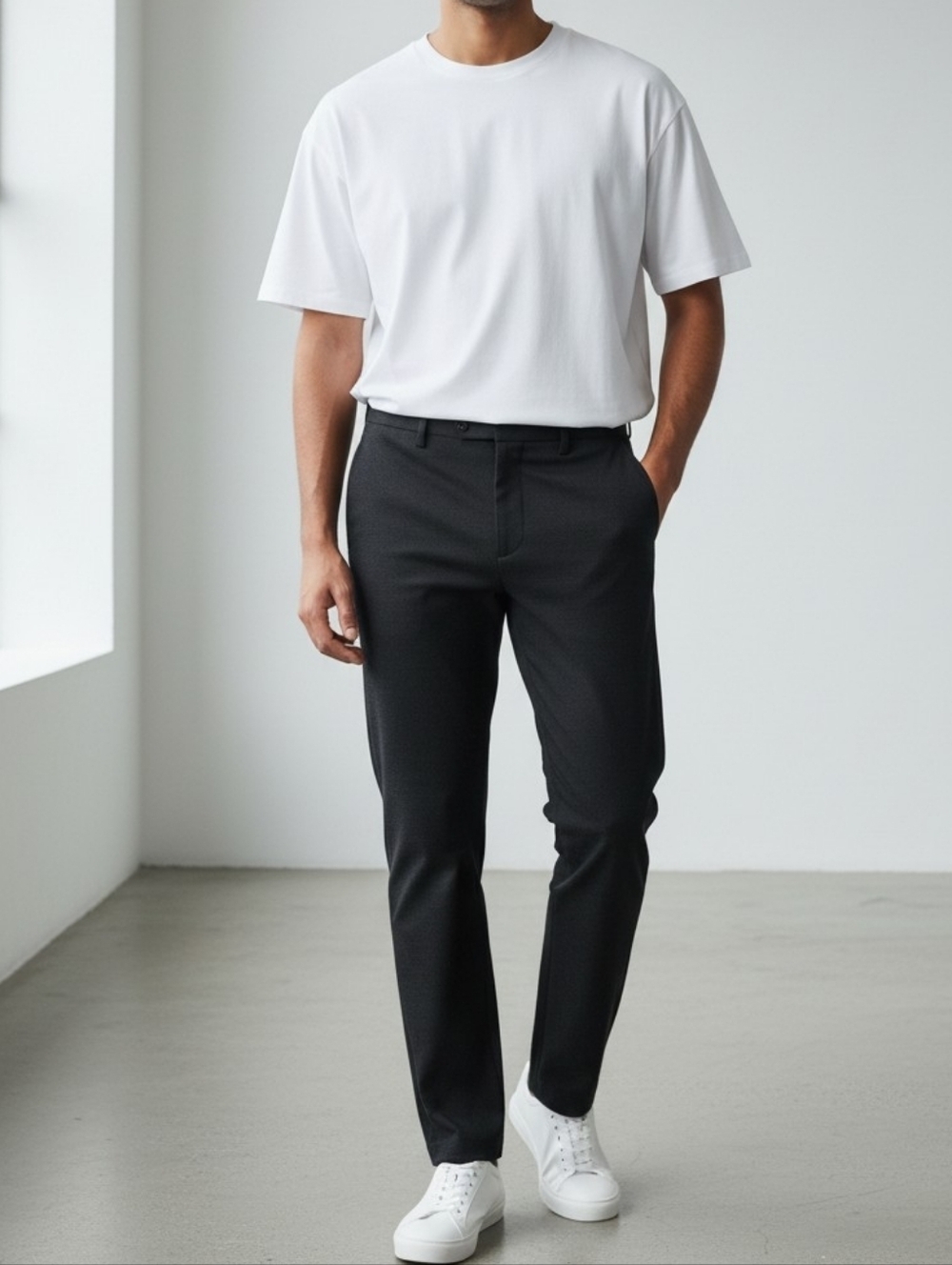 Quiksilver Black Slim Fit Mens Pants NEW Casual Athleisure